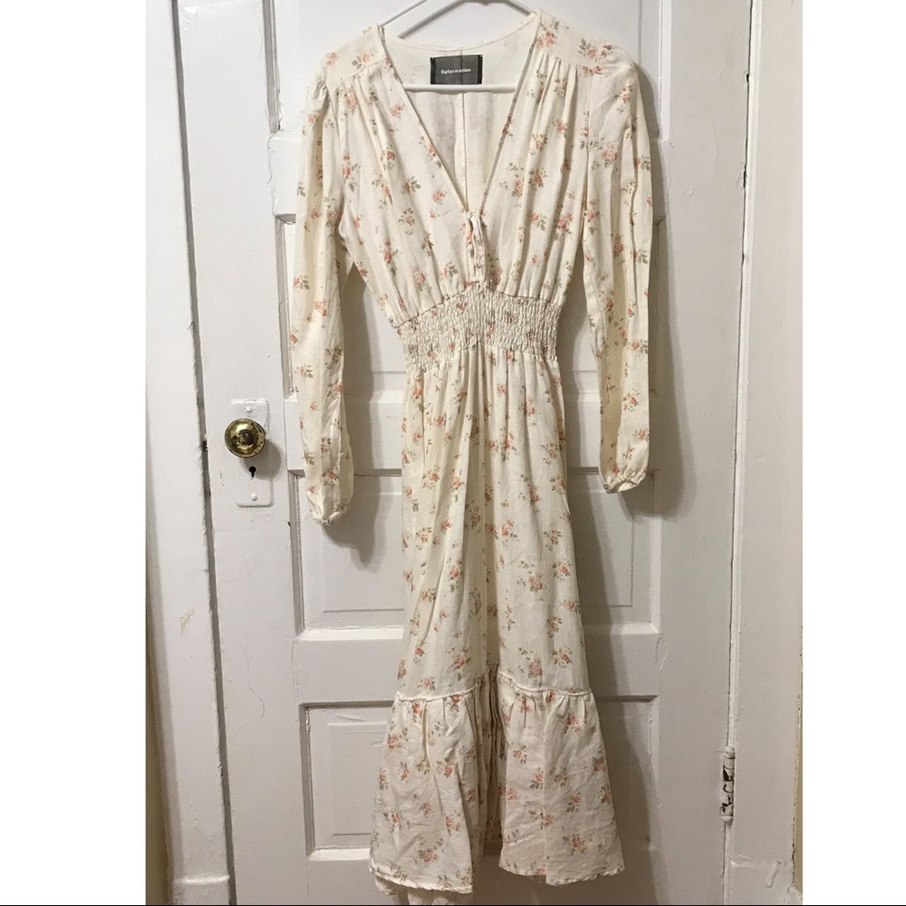Reformation Chantal Dress in Geraldine